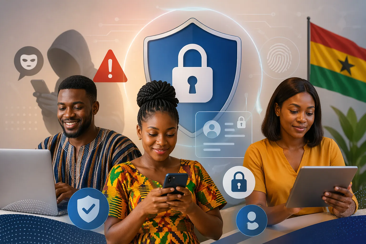 Online safety event protecting personal data and identity